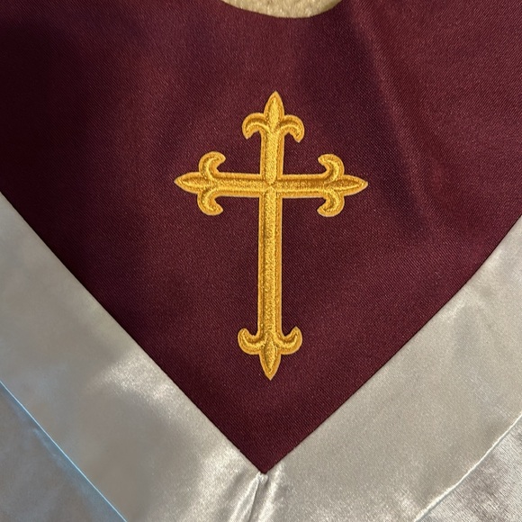 Adult choir robe collar - Picture 2 of 3